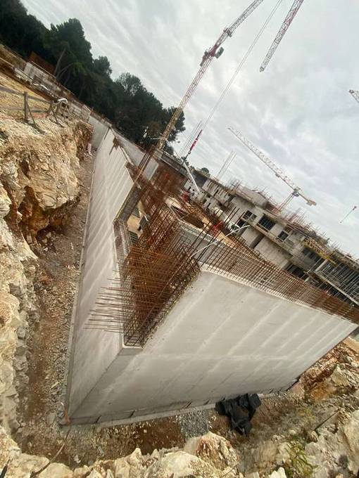 Betonski zidovi objekta